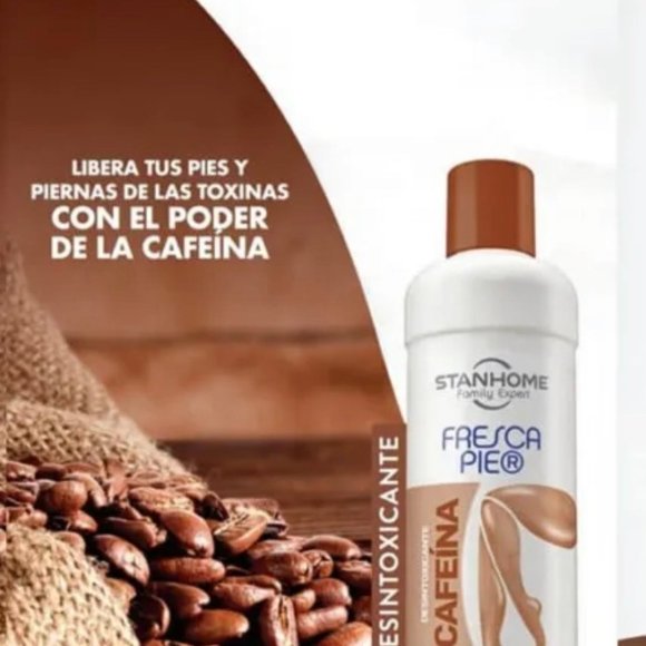 STANHOME FRESCA PIE CAFEINA TIRED FEET LOTION 300 ml/10.14oz. LOCION FRESCA PIE - Picture 2 of 5